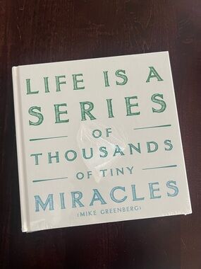 Quotable - Life Is a Series of Thousands of Tiny Miracles Hardcover Journal